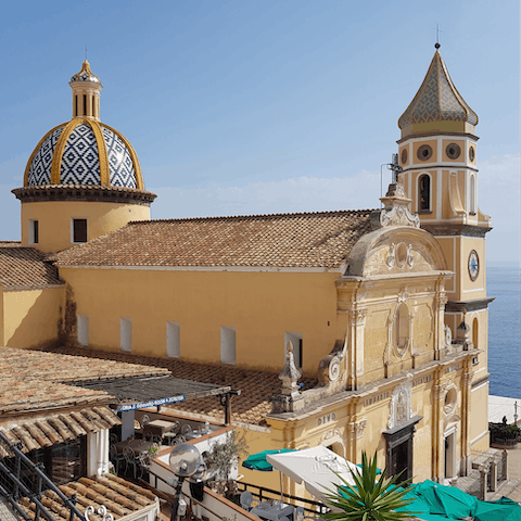 Stroll into Praiano, only minutes away, and gaze upon Parrocchia Di San Gennaro