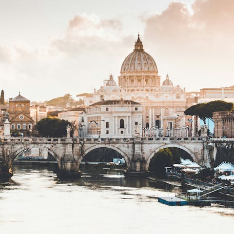 Explore the Vatican City – just a short walk away 