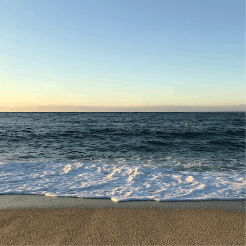 Enjoy a beach day at La Cala de Mijas Playa, 6km away