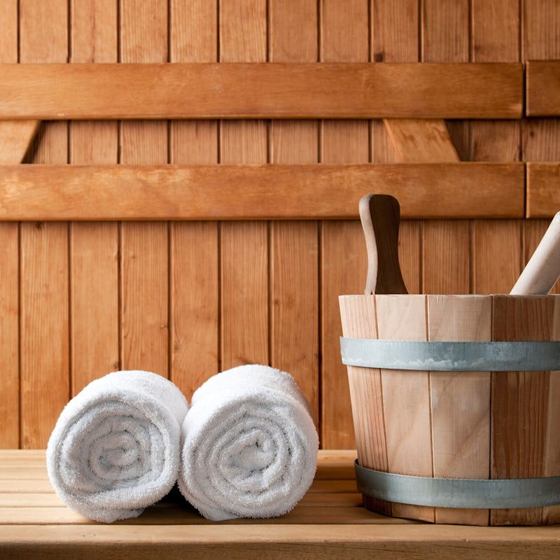 Unwind in the spa's sauna or steam room