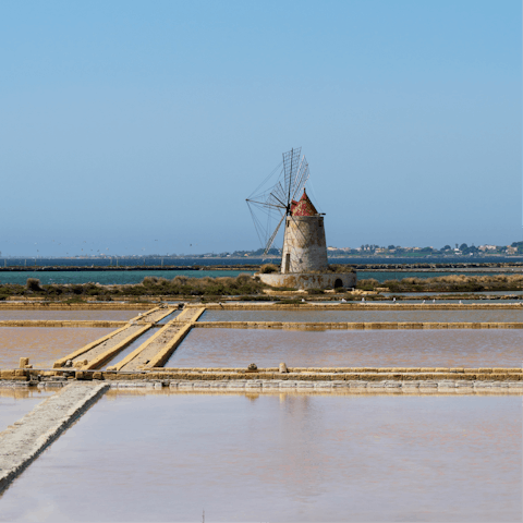 Visit some stunning parts of Western Sicily, including the Salt Flats of Trapani