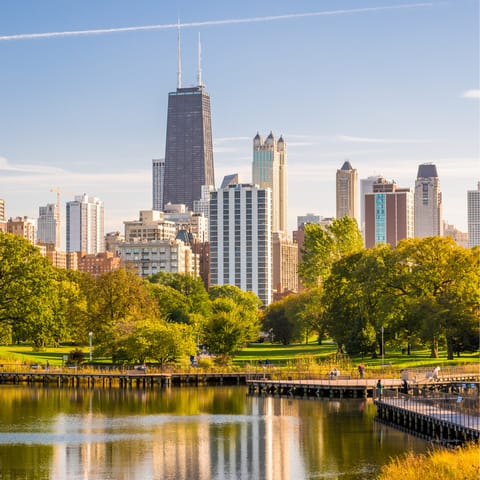 Get out and explore Chicago – many of the main sights are walkable