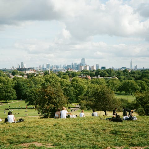 Pack a picnic to take to Primrose Hill, a short walk away