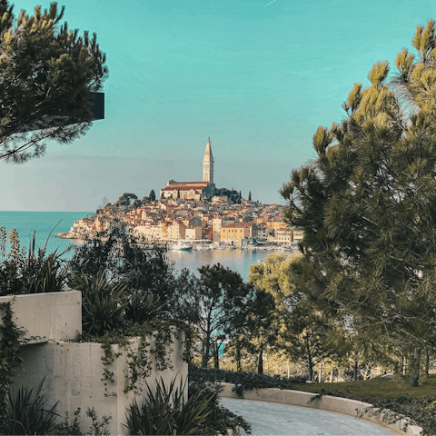 Make your way to the quaint seaside city of Rovinj, one of the country's most picturesque settings