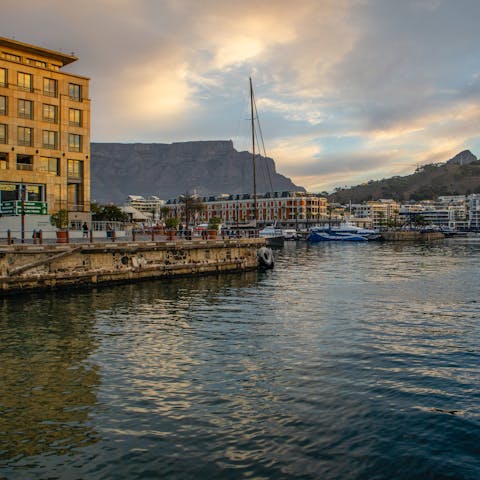 Head to the V&A Waterfront for scenic amusement on the Atlantic coastline