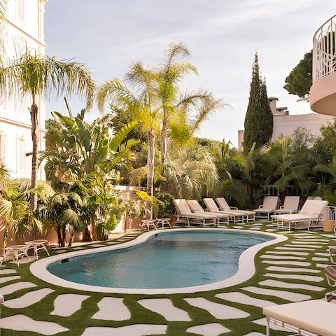 Head to the beach or relax by the shared swimming pool