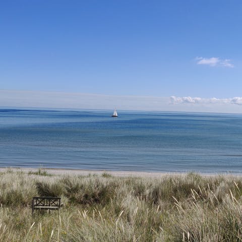 Explore Denmark's idyllic Northeast Jutland – the beach is within walking distance