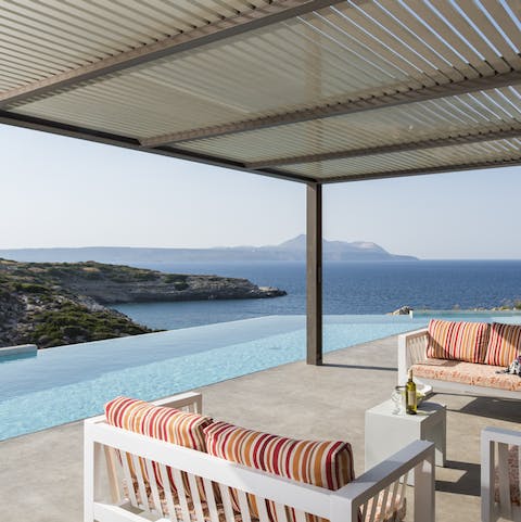Enjoy the view from your private pool