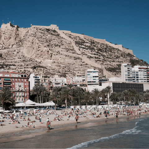 Drive out to Alicante's charming old town and mile-long beaches
