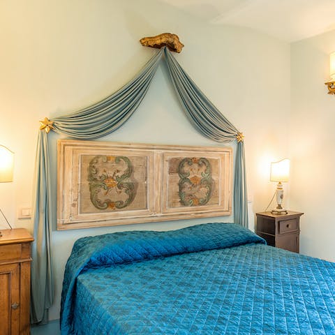 Get a good night's sleep in the elegant bedrooms