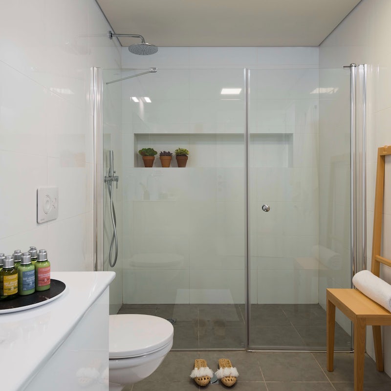 The luxurious and modern bathrooms