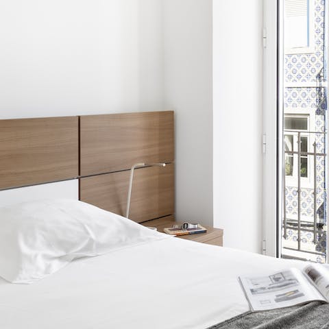 Wake up feeling fresh and excited for the day in the light-filled bedrooms
