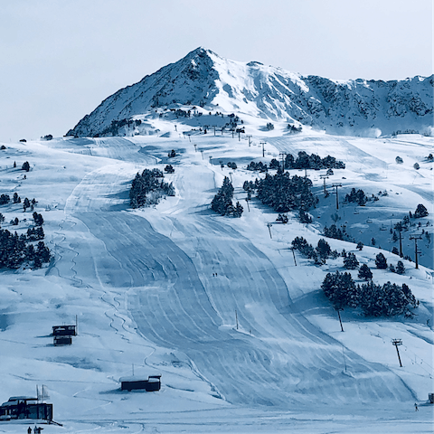 Hit the slopes of the Baqueira-Beret ski resort