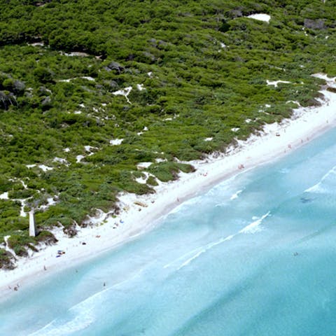 Head to one of Alcudia's beaches, about a twenty-minute drive away