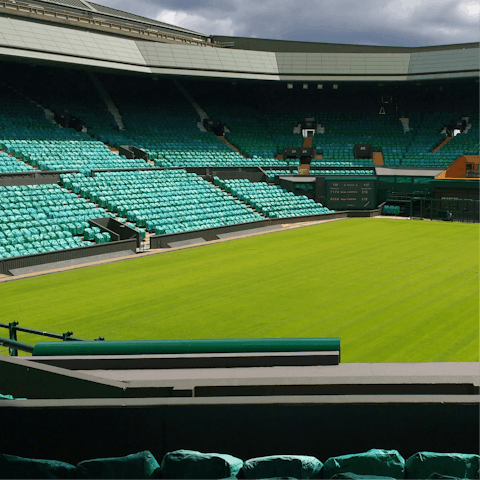 Snag a ticket to Wimbledon's centre court, less than a mile away