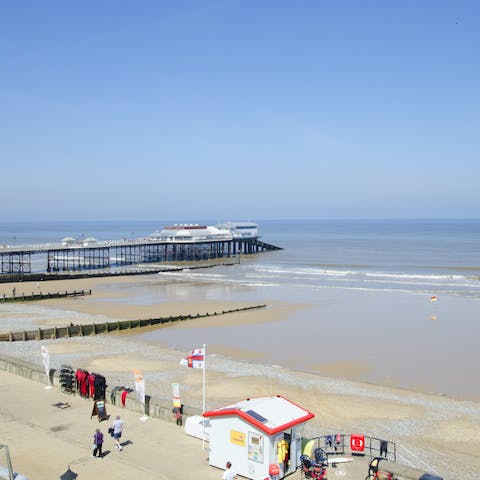 Explore beautiful Cromer and the Norfolk coast – your home is less than a half-hour walk from the pier