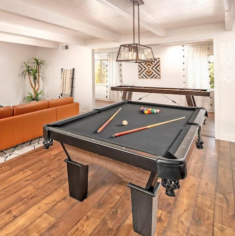 Get competitive at billiards