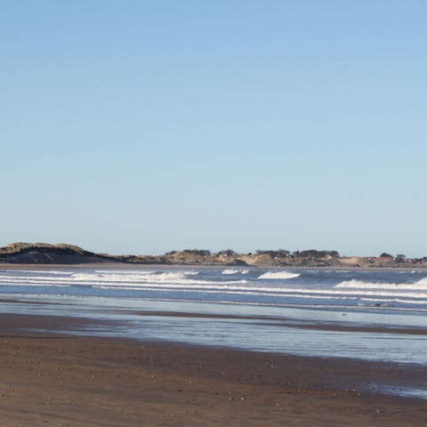 Make morning strolls along Beadnell's golden shores part of your new everyday, it's just half a mile from your door