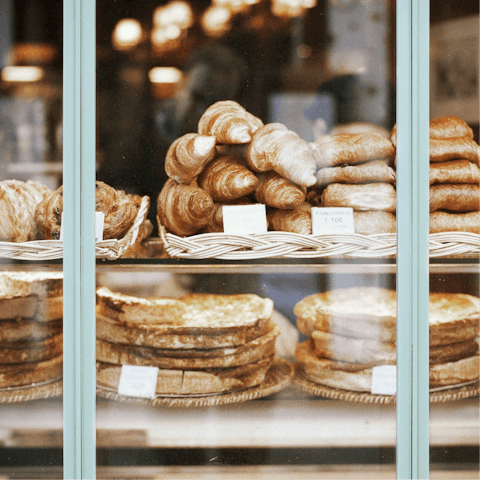 Pick up a Parisian sweet treat in a local patisserie