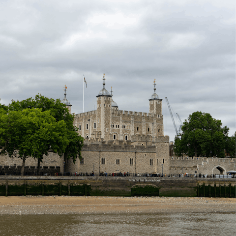 Make the half-hour walk or hop on the tube at Whitechapel to reach the Tower of London