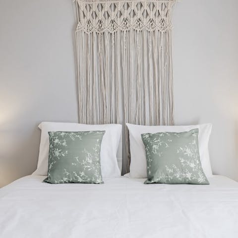 Wake up feeling well-rested and ready to tackle the day in the comfortable bedrooms 