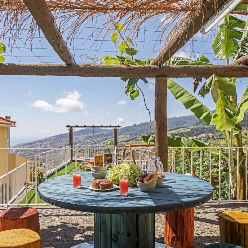 Enjoy your breakfast outside every morning in the fresh, country air