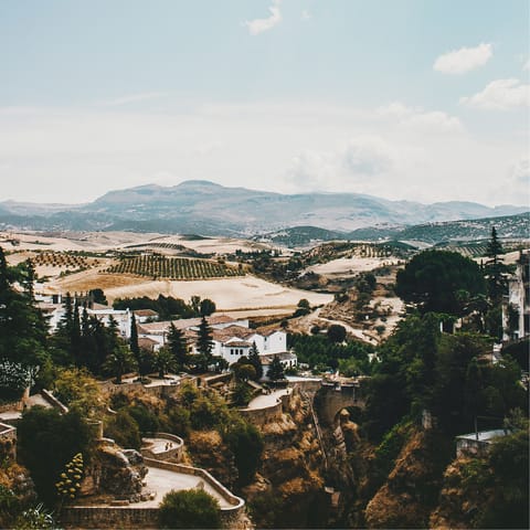 Go for hikes among the Andalusian mountains