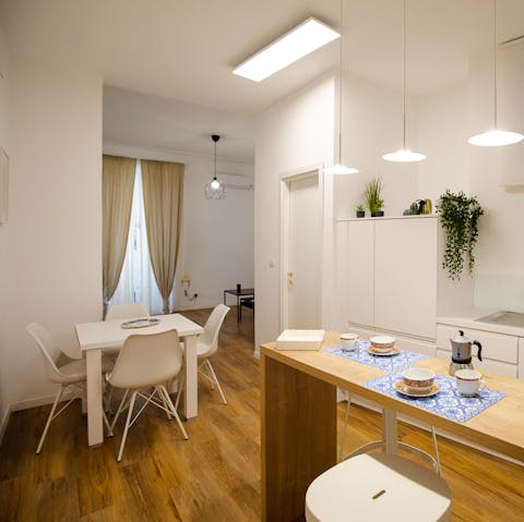 Sample the delights of local cuisine from the quiet simplicity of the kitchen