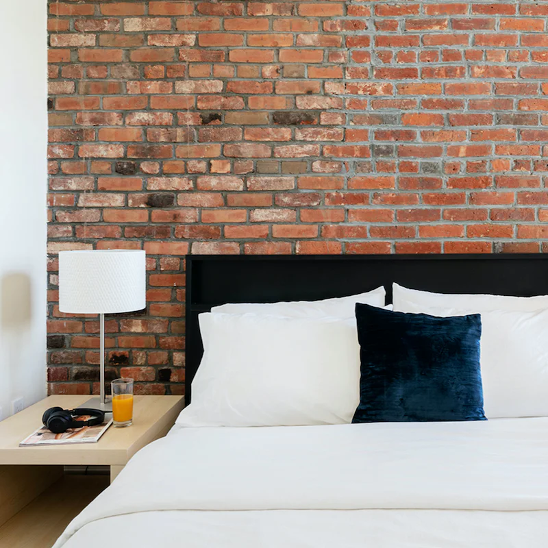 The comfortable bedrooms