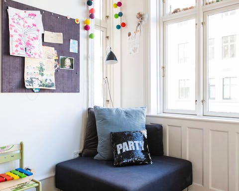 The cosy kid-friendly bedrooms