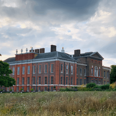 Take a walk through the gardens and halls of Kensington Palace