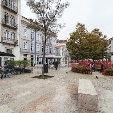 Take the five-minute stroll to Intendente Square and hang out in the trendy bars and cafes