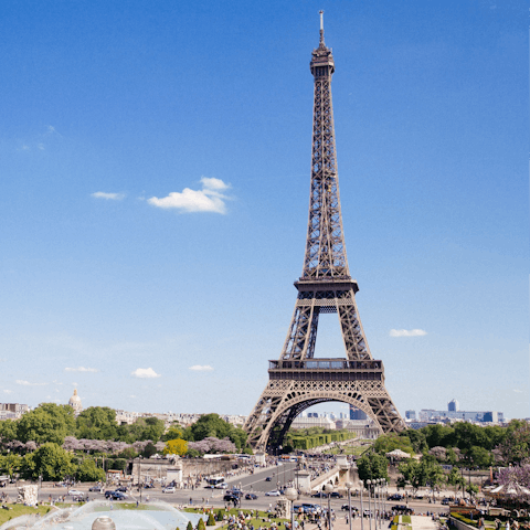 Hop on line 9 to Trocadéro and admire the Eiffel Tower
