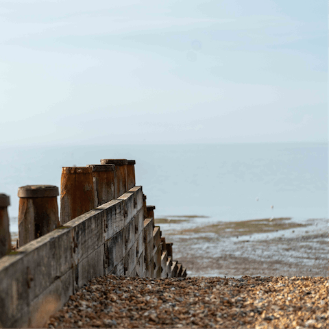 Jump in the car and head to the coast, it's just thirty-minutes away