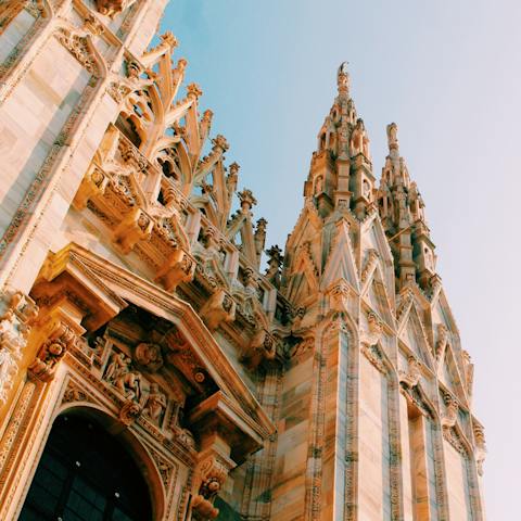 Hop on the metro at Turati Station and visit the Duomo di Milano