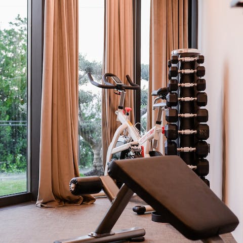 Stay active and energised in the home gym