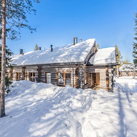 Stay in a traditional Finnish lodge