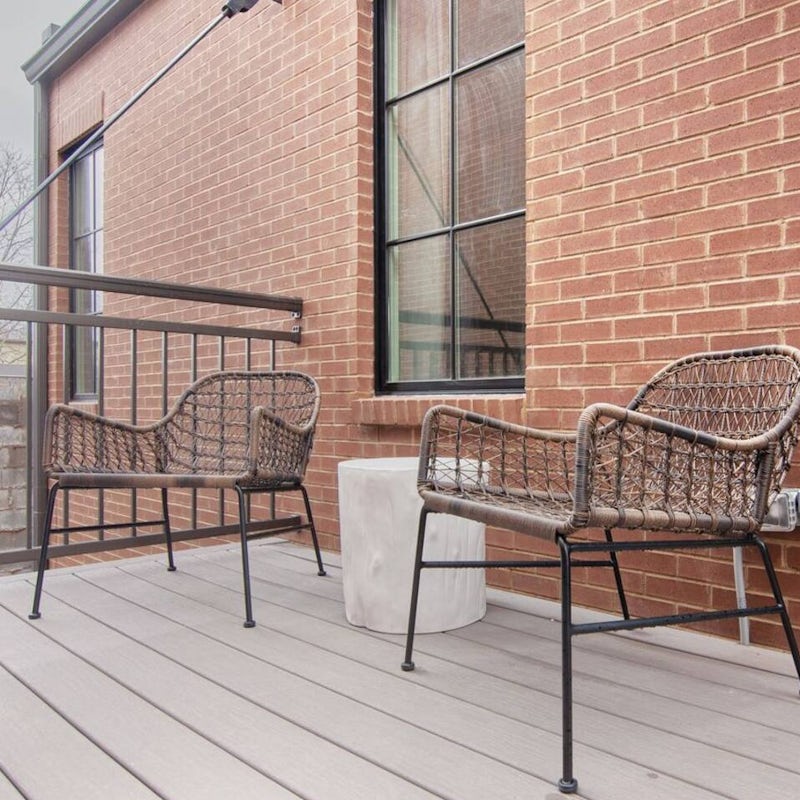 Take a seat on your private balcony overlooking the courtyard