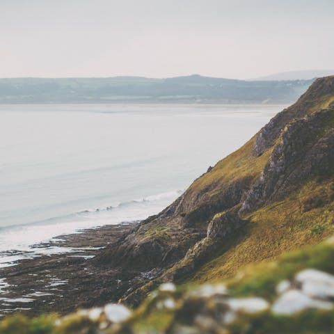 Explore the many bays and costal paths of The Gower 