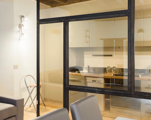 The modern wall partition