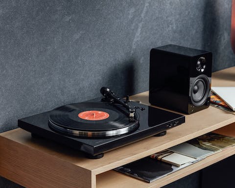 Your own record player and vinyls 