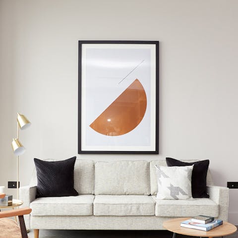 The large framed prints