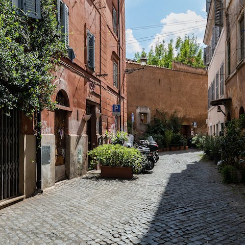 Charming Trastevere streets