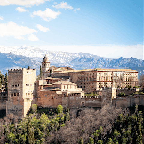 Spend an afternoon at the Alhambra, a short drive from home
