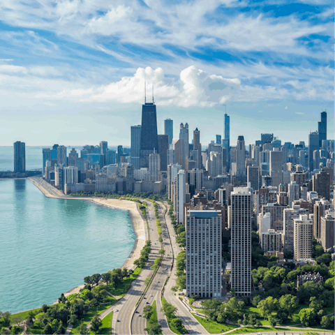 Get out and explore Chicago – many of the famous sights are walkable