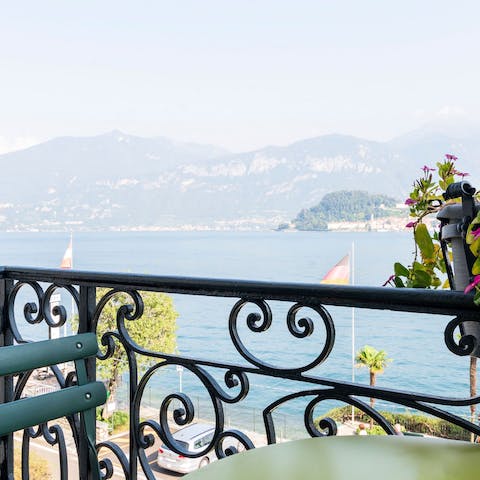 Admire the stunning views of Lake Como