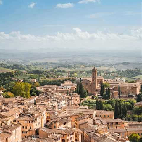 Explore the historic town of Lucca, just a short drive away