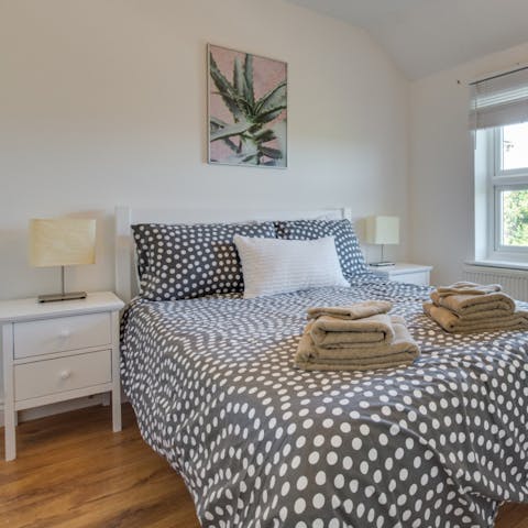 Wake up to the fresh sea breeze wafting through the windows