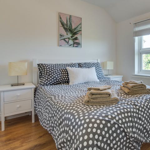Wake up to the fresh sea breeze wafting through the windows