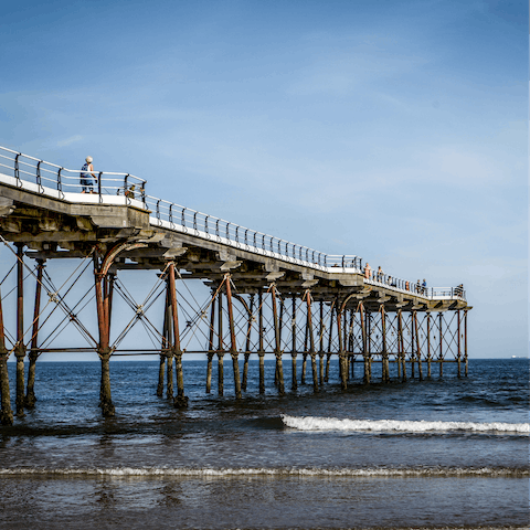 Walk to Saltburn Pier in seven minutes 